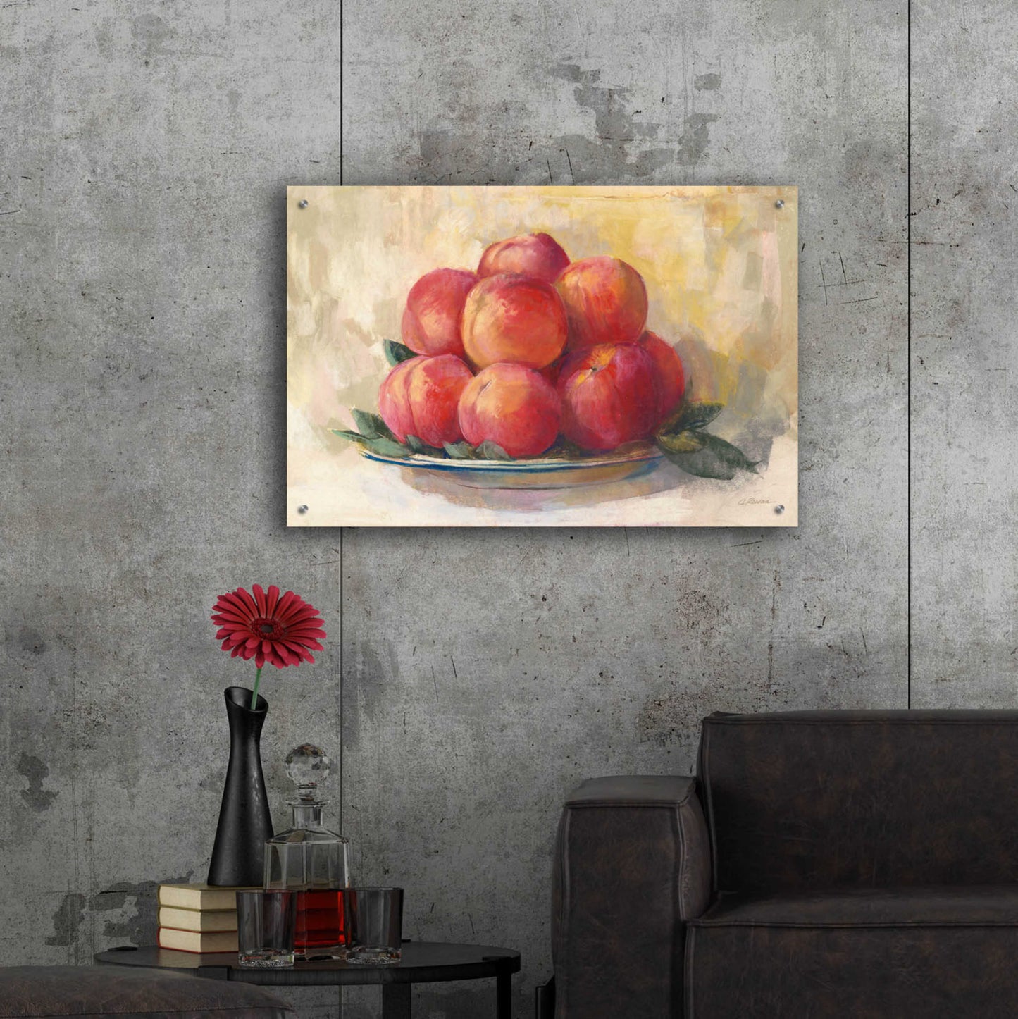 Epic Art 'Fruit Bowl' by Carol Rowan, Acrylic Glass Wall Art,36x24