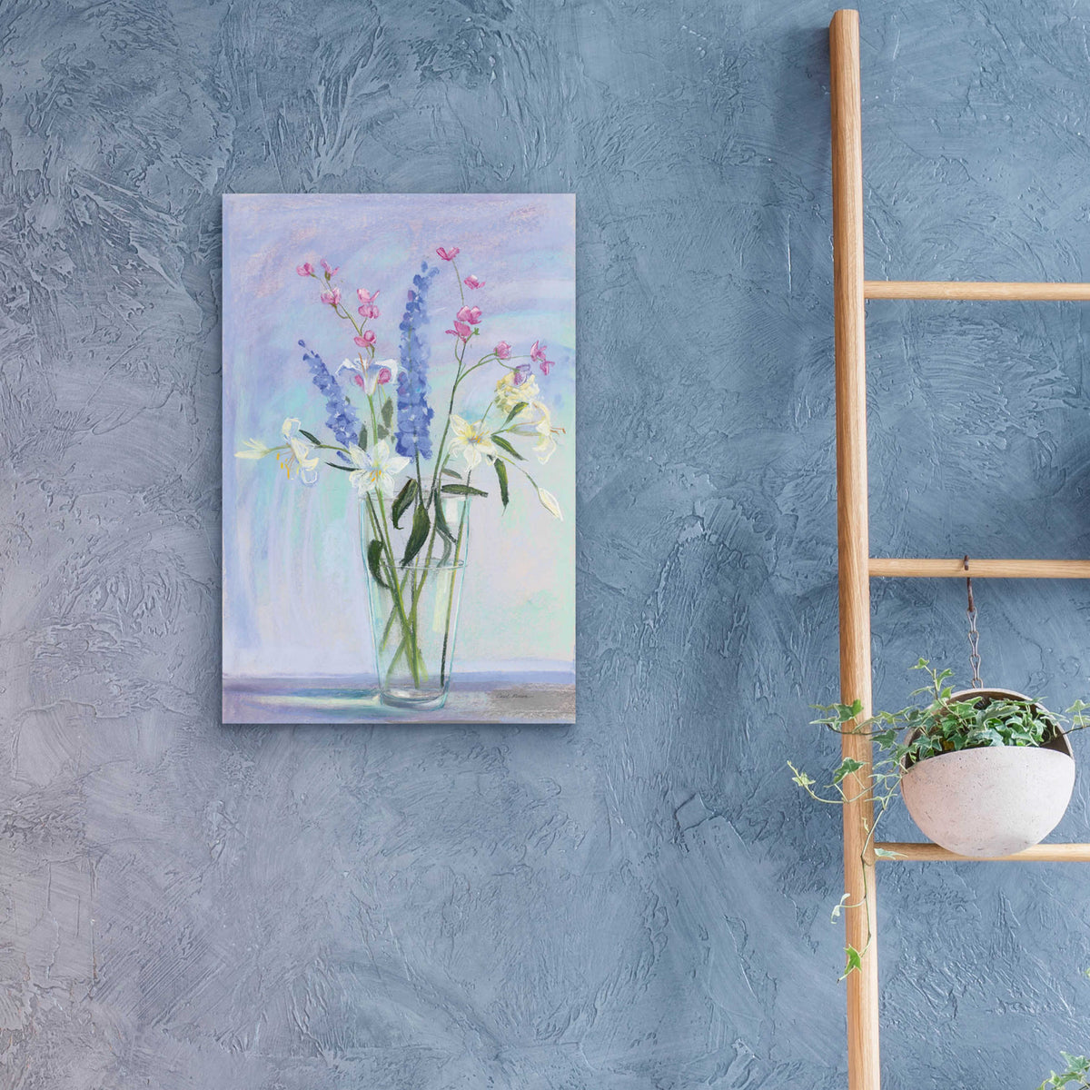 Summer Vase I by Carol Rowan - 16x24 acrylic wall art in a room