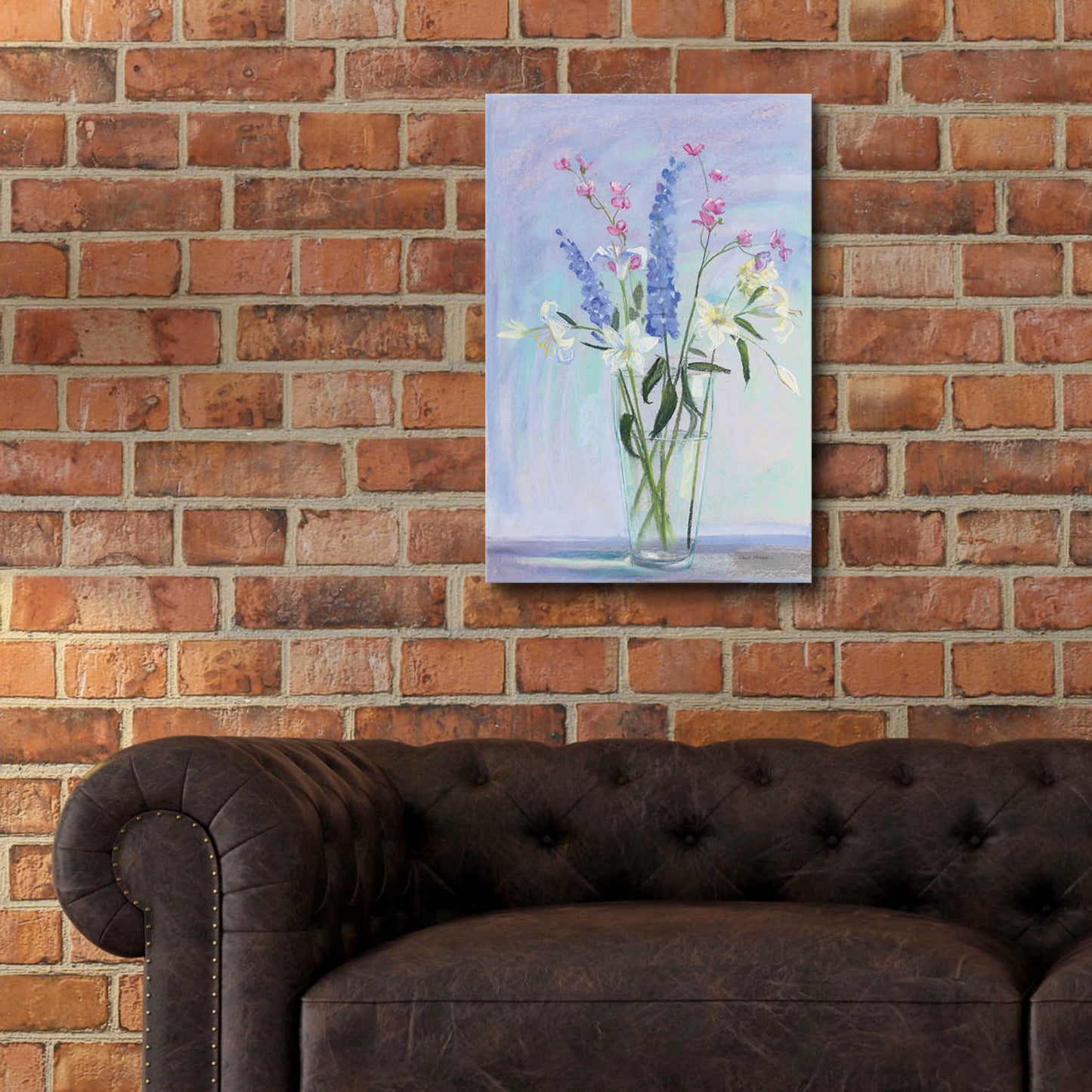 Epic Art 'Summer Vase I' by Carol Rowan, Acrylic Glass Wall Art,16x24