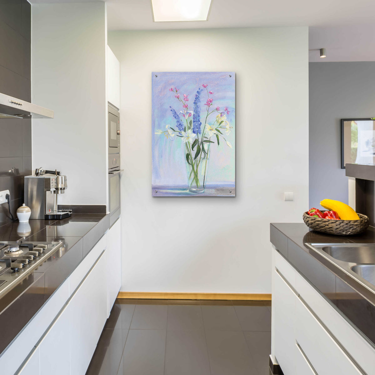 Summer Vase I by Carol Rowan - 24x36 acrylic wall art in a room