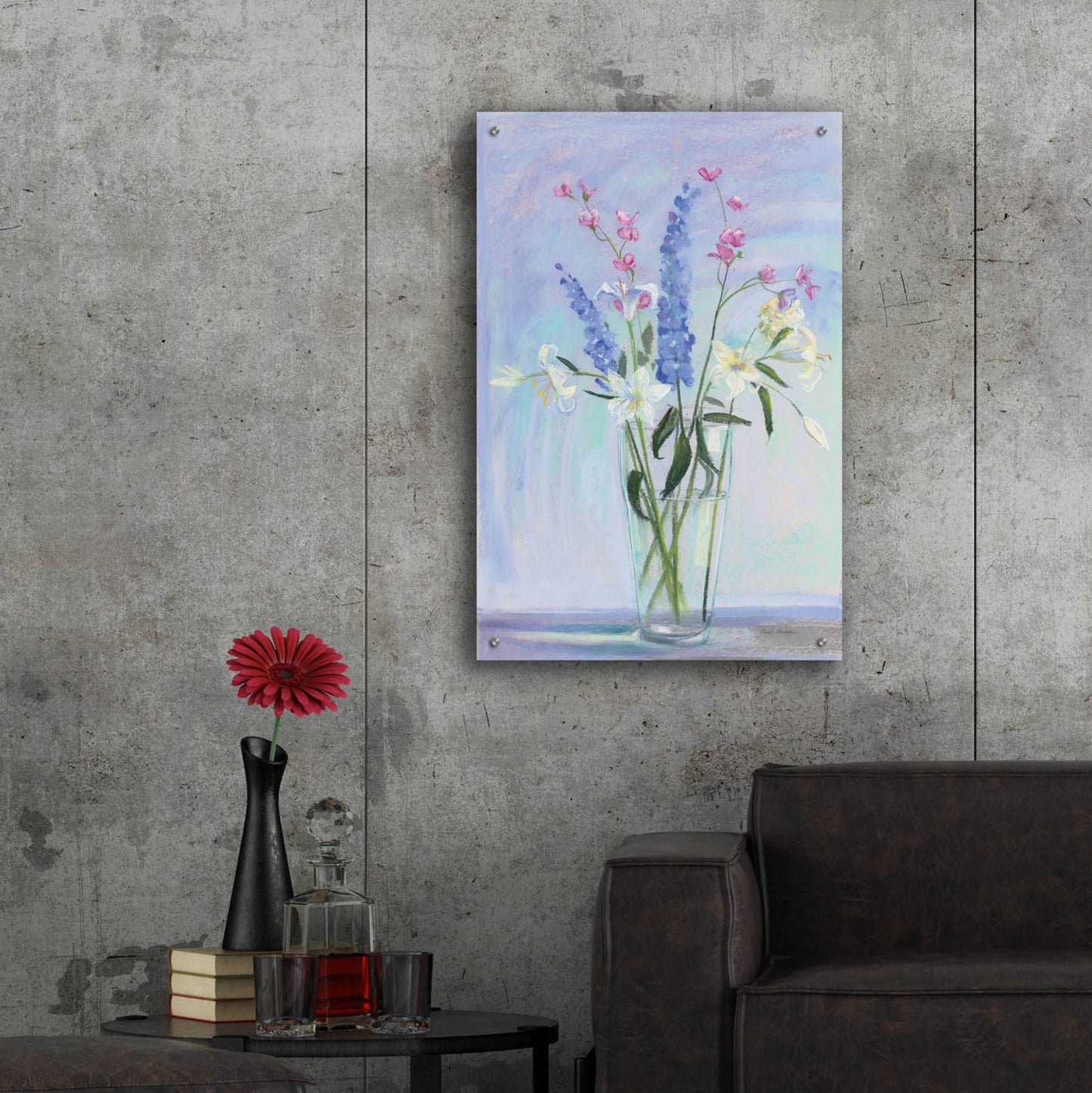 Epic Art 'Summer Vase I' by Carol Rowan, Acrylic Glass Wall Art,24x36