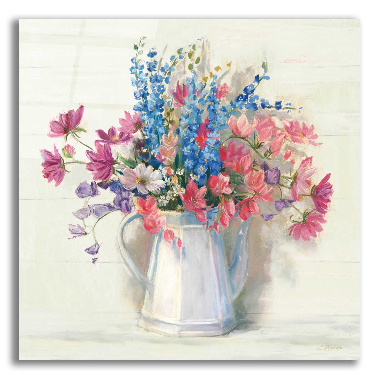 Epic Art 'Ironstone Bouquet I Bright' by Carol Rowan, Acrylic Glass Wall Art