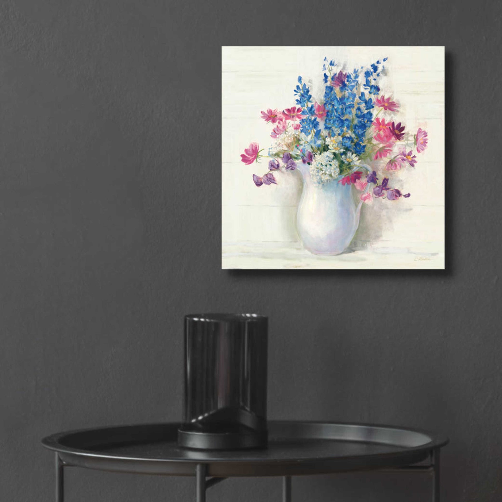 Epic Art 'Ironstone Bouquet II Bright' by Carol Rowan, Acrylic Glass Wall Art,12x12