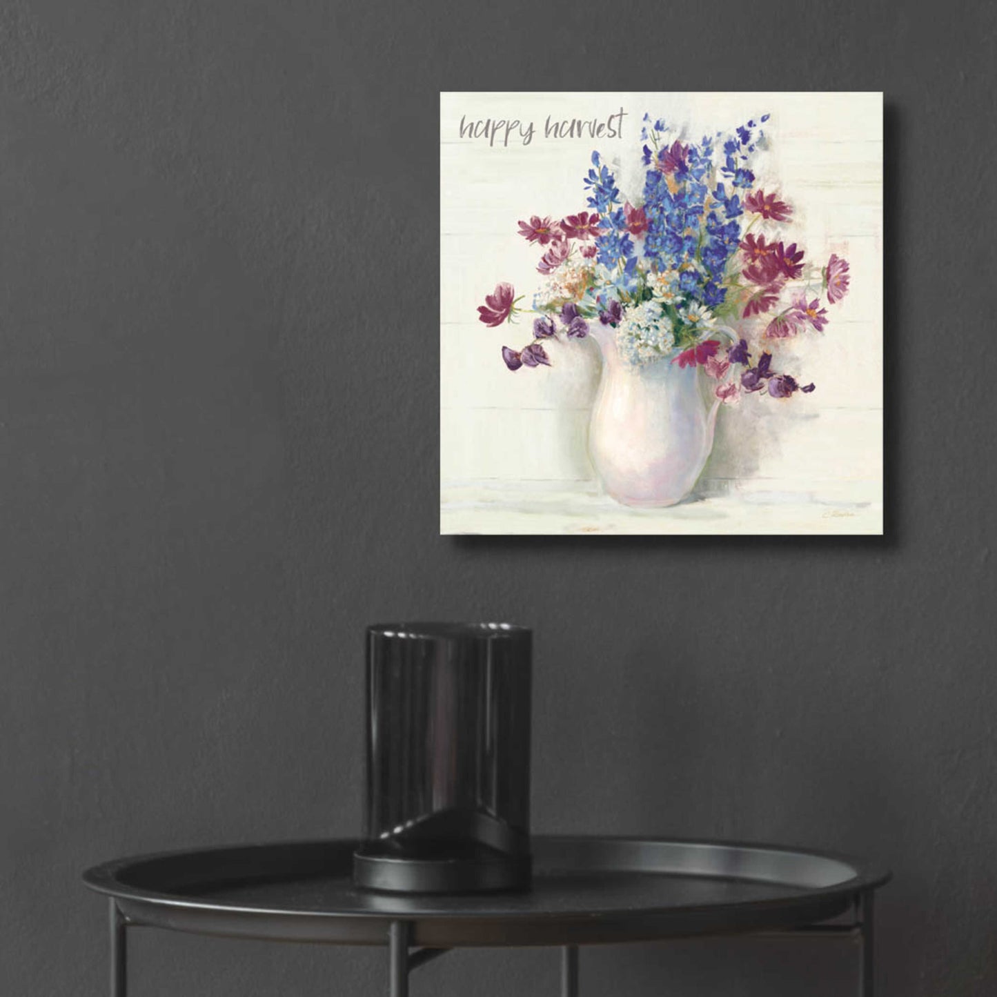 Epic Art 'Harvest Ironstone Bouquet II' by Carol Rowan, Acrylic Glass Wall Art,12x12