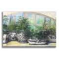 Epic Art 'Windowsill Herbs Bw Vases Crop' by Carol Rowan, Acrylic Glass Wall Art