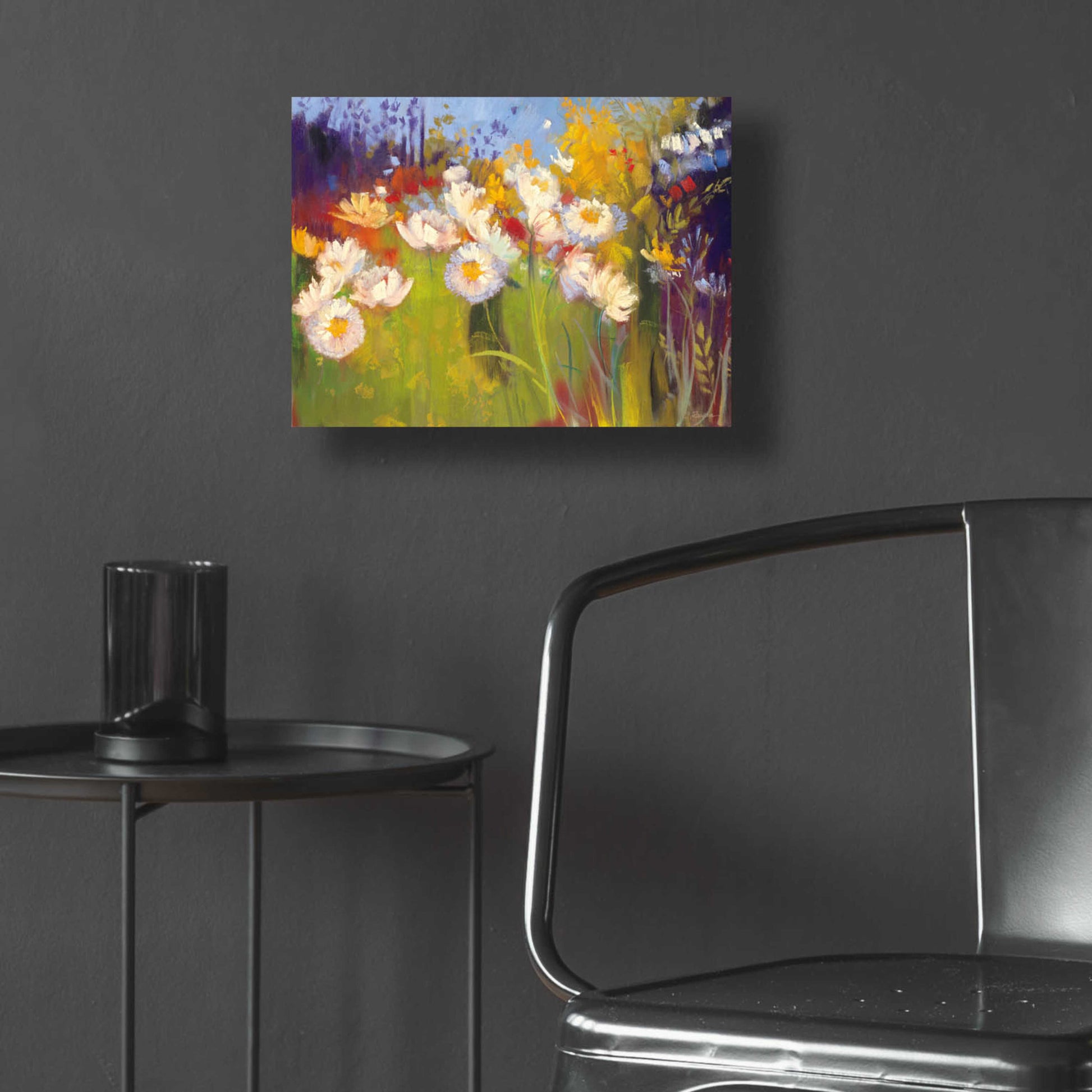 Epic Art 'Contemporary Meadow' by Carol Rowan, Acrylic Glass Wall Art,16x12