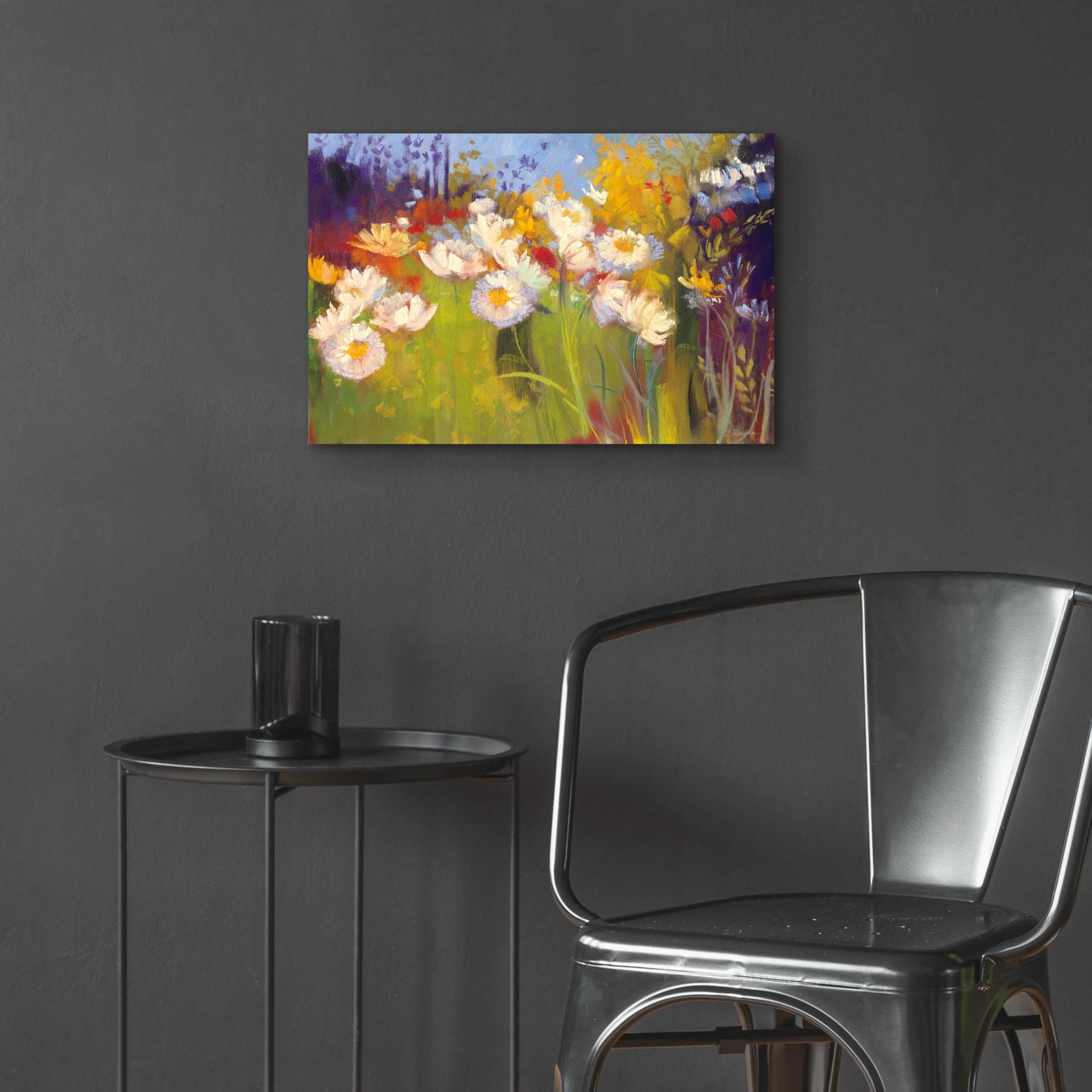 Epic Art 'Contemporary Meadow' by Carol Rowan, Acrylic Glass Wall Art,24x16