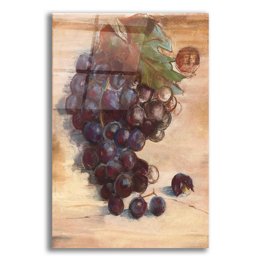Epic Art 'Grape Harvest III No Label' by Carol Rowan, Acrylic Glass Wall Art