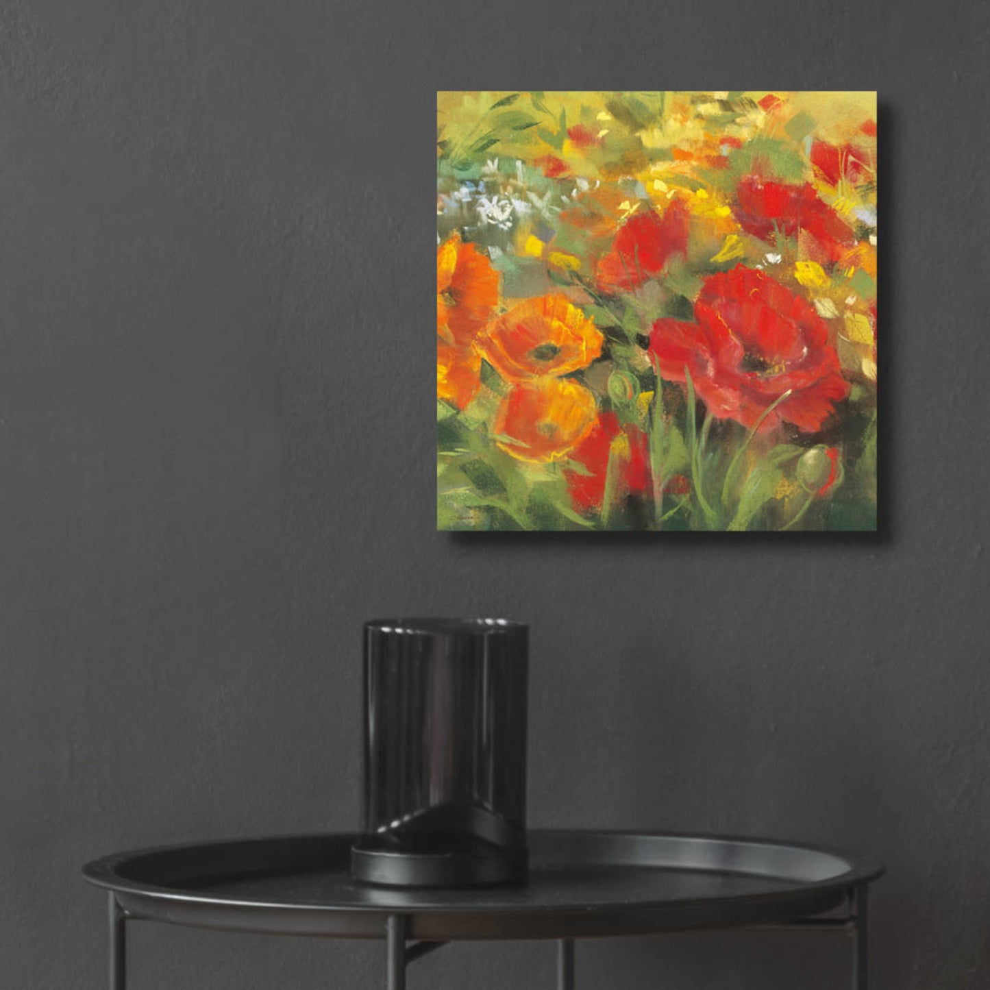 Epic Art 'Oriental Poppy Field I' by Carol Rowan, Acrylic Glass Wall Art,12x12