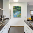 Garden Pond III by Carol Rowan - 24x36 acrylic wall art in a room