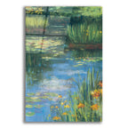 Garden Pond III by Carol Rowan acrylic glass wall art