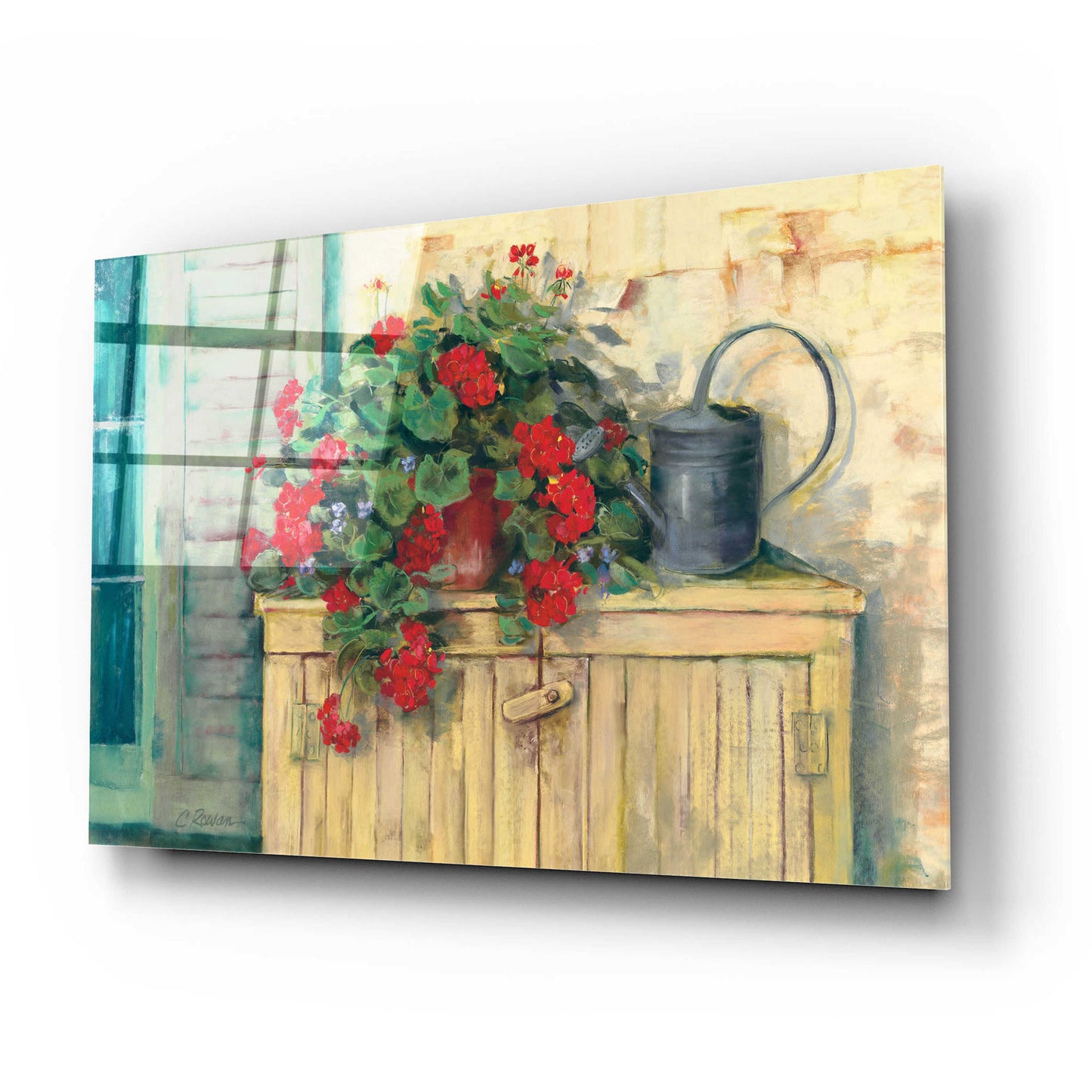 Epic Art 'Gardeners Still Life' by Carol Rowan, Acrylic Glass Wall Art,24x16