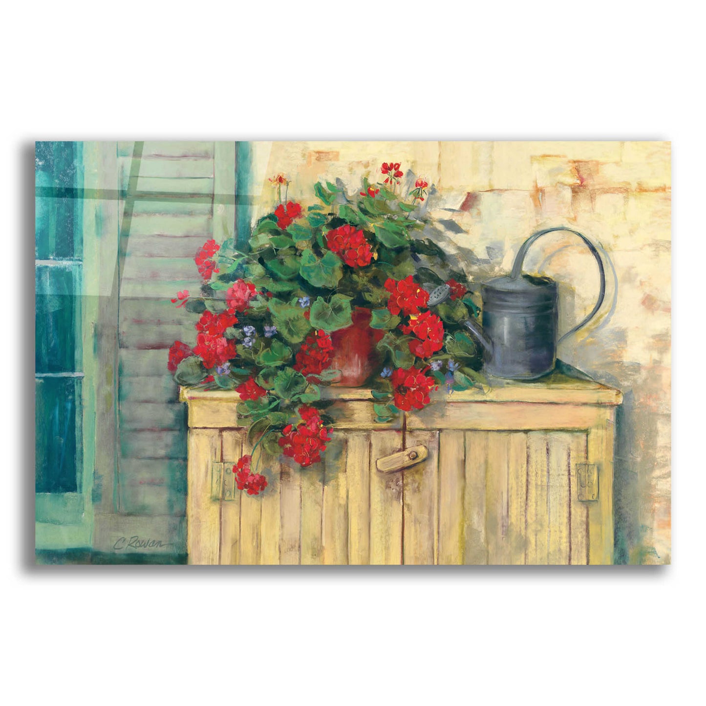 Epic Art 'Gardeners Still Life' by Carol Rowan, Acrylic Glass Wall Art,24x16