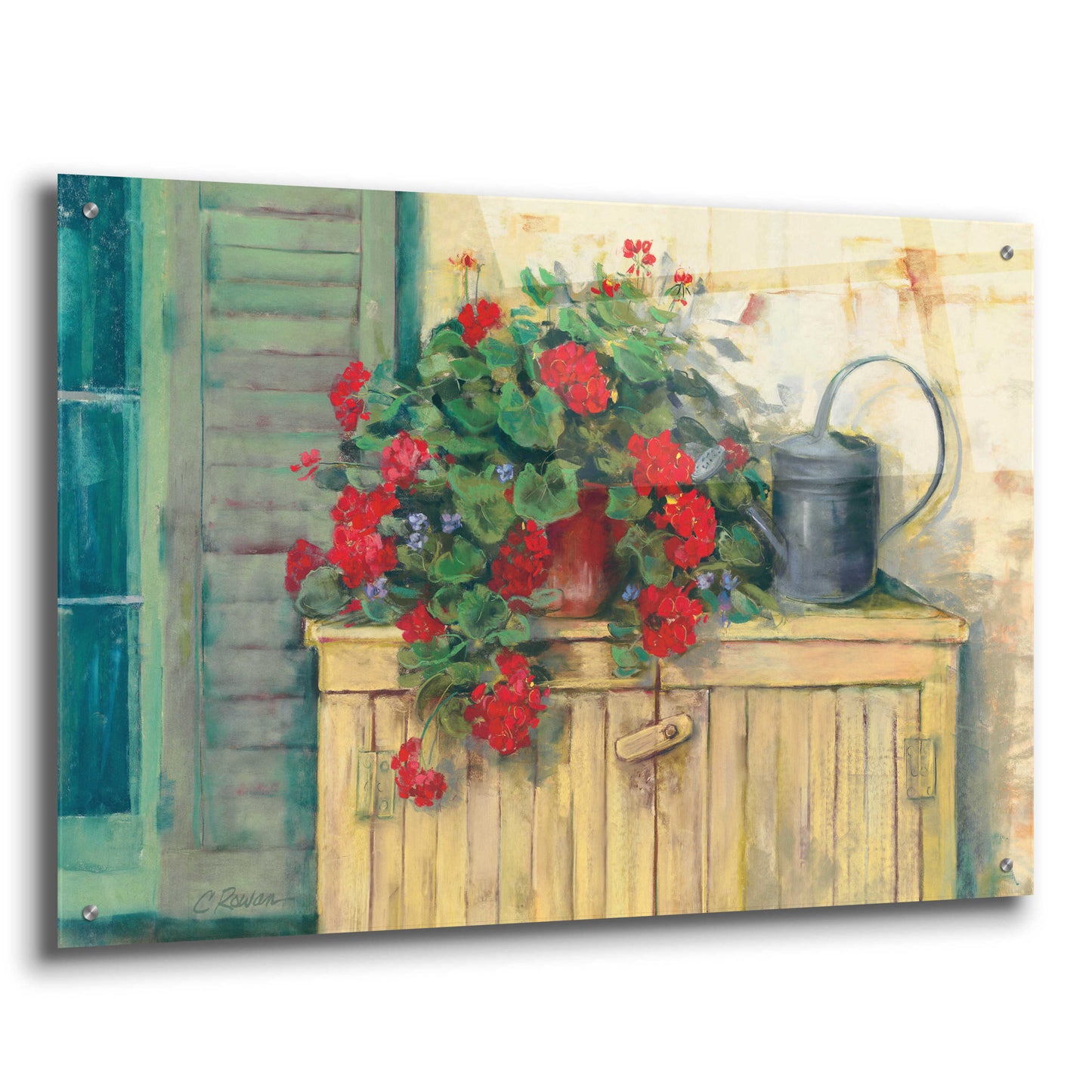 Epic Art 'Gardeners Still Life' by Carol Rowan, Acrylic Glass Wall Art,36x24