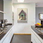 Birdhouse by Carol Rowan - 24x36 acrylic wall art in a room