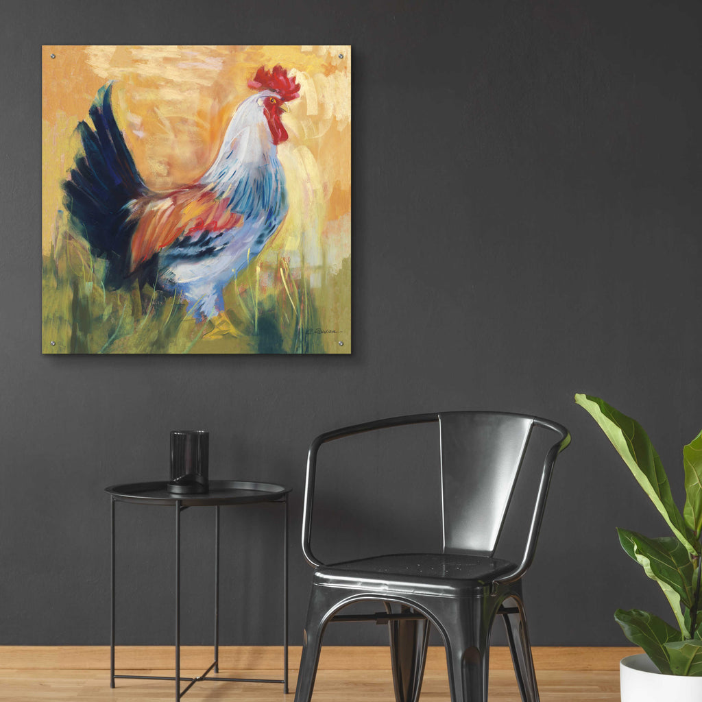 Horace by Carol Rowan - 36x36 acrylic wall art in a room