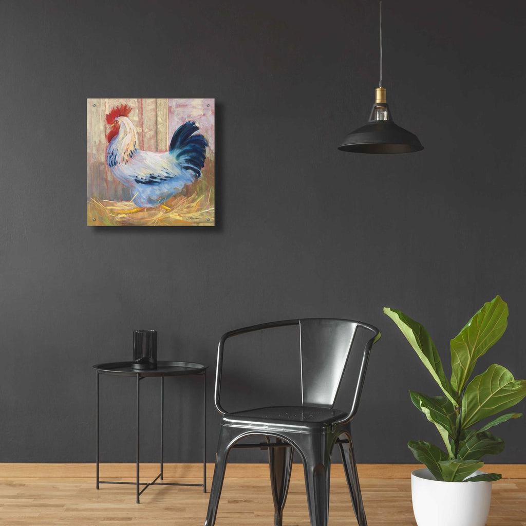 Hercule by Carol Rowan - 24x24 acrylic wall art in a room