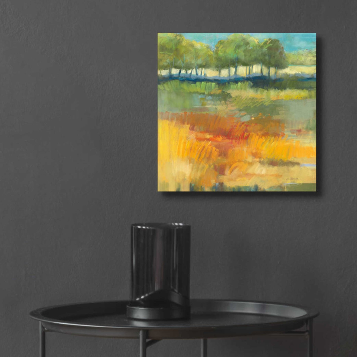 Epic Art 'Late Summer Landscape I' by Carol Rowan, Acrylic Glass Wall Art,12x12