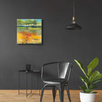 Late Summer Landscape I by Carol Rowan - 24x24 acrylic wall art in a room