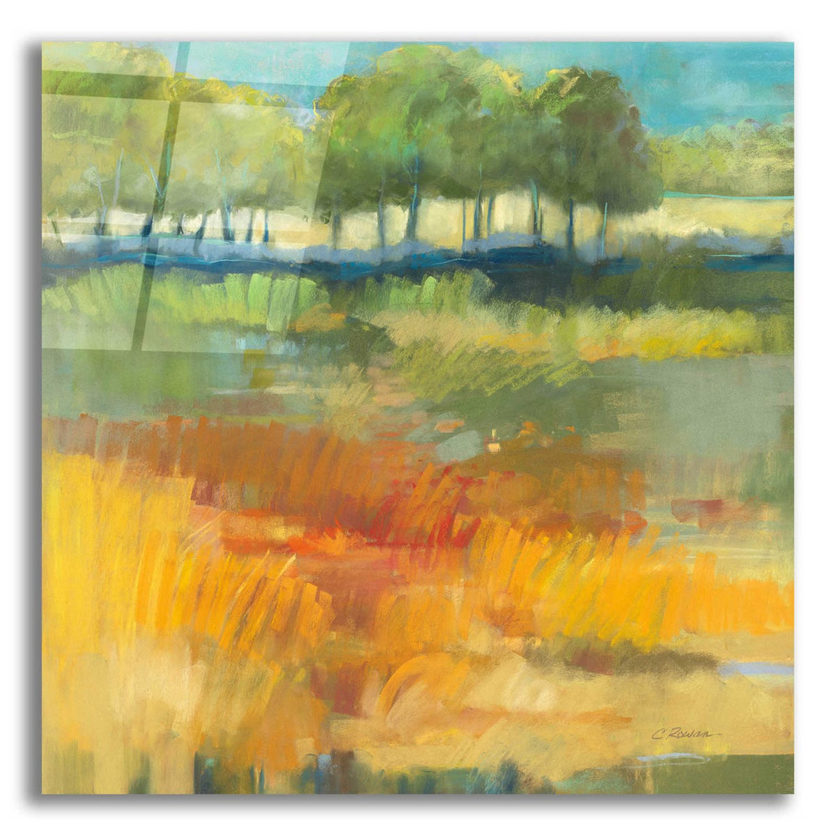 Late Summer Landscape I by Carol Rowan acrylic glass wall art