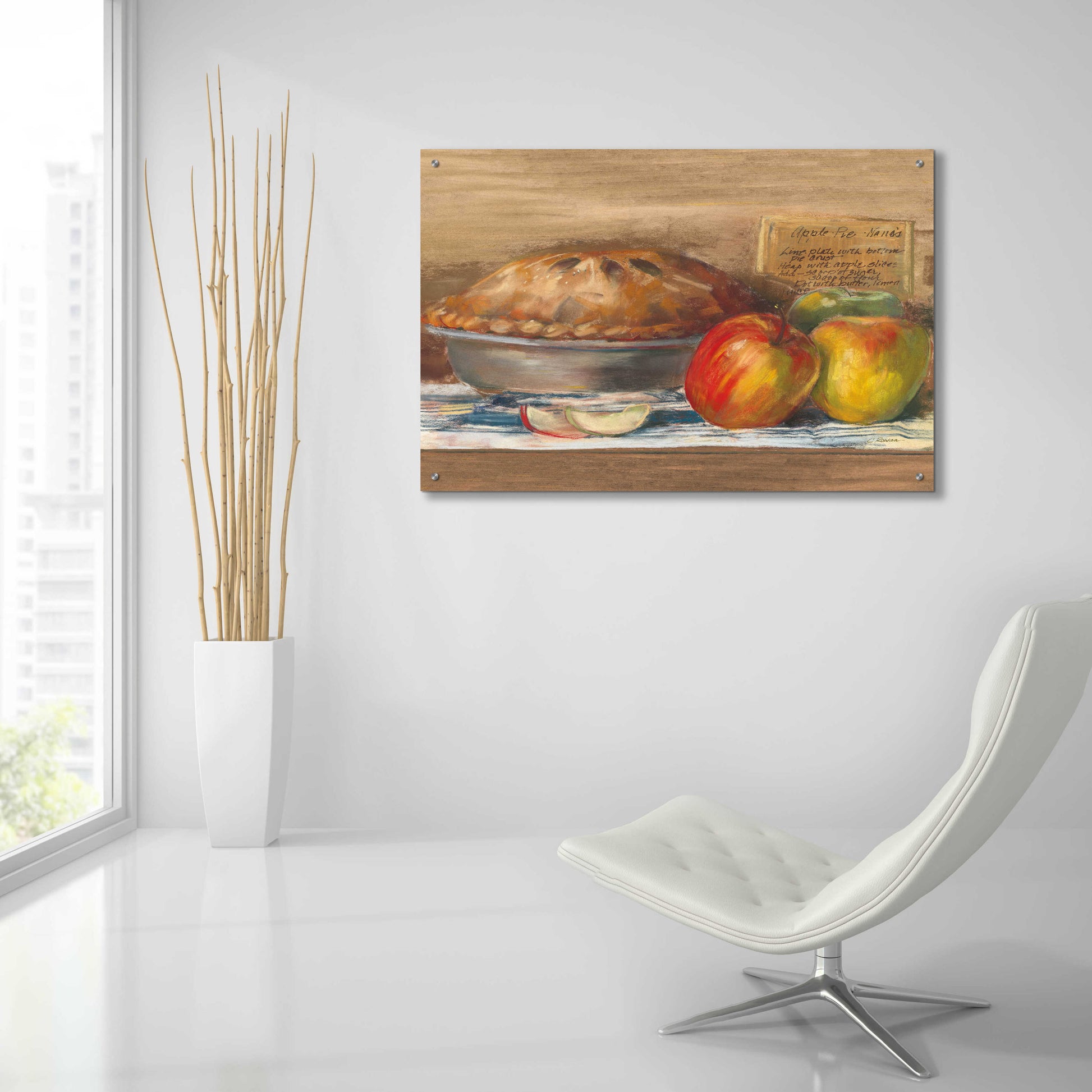 Epic Art 'Apple Pie' by Carol Rowan, Acrylic Glass Wall Art,36x24