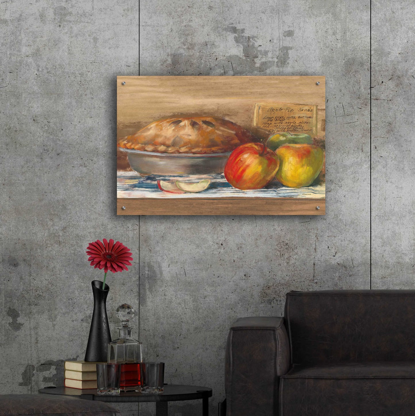 Epic Art 'Apple Pie' by Carol Rowan, Acrylic Glass Wall Art,36x24