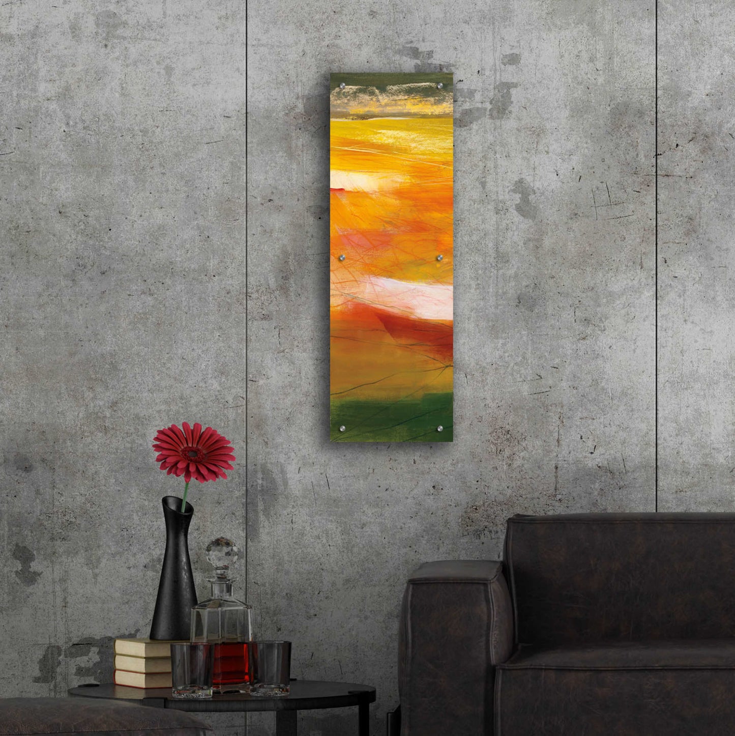 Epic Art 'Bog Journey II V2' by Jo Maye, Acrylic Glass Wall Art,12x36