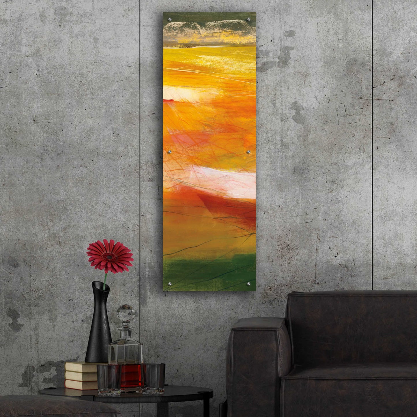 Epic Art 'Bog Journey II V2' by Jo Maye, Acrylic Glass Wall Art,16x48