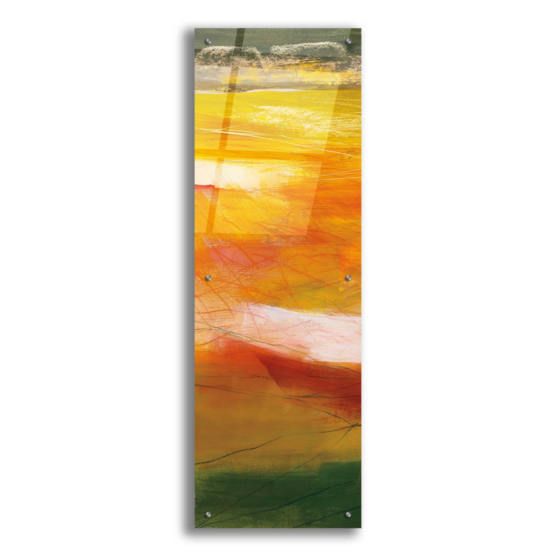 Epic Art 'Bog Journey II V2' by Jo Maye, Acrylic Glass Wall Art,16x48