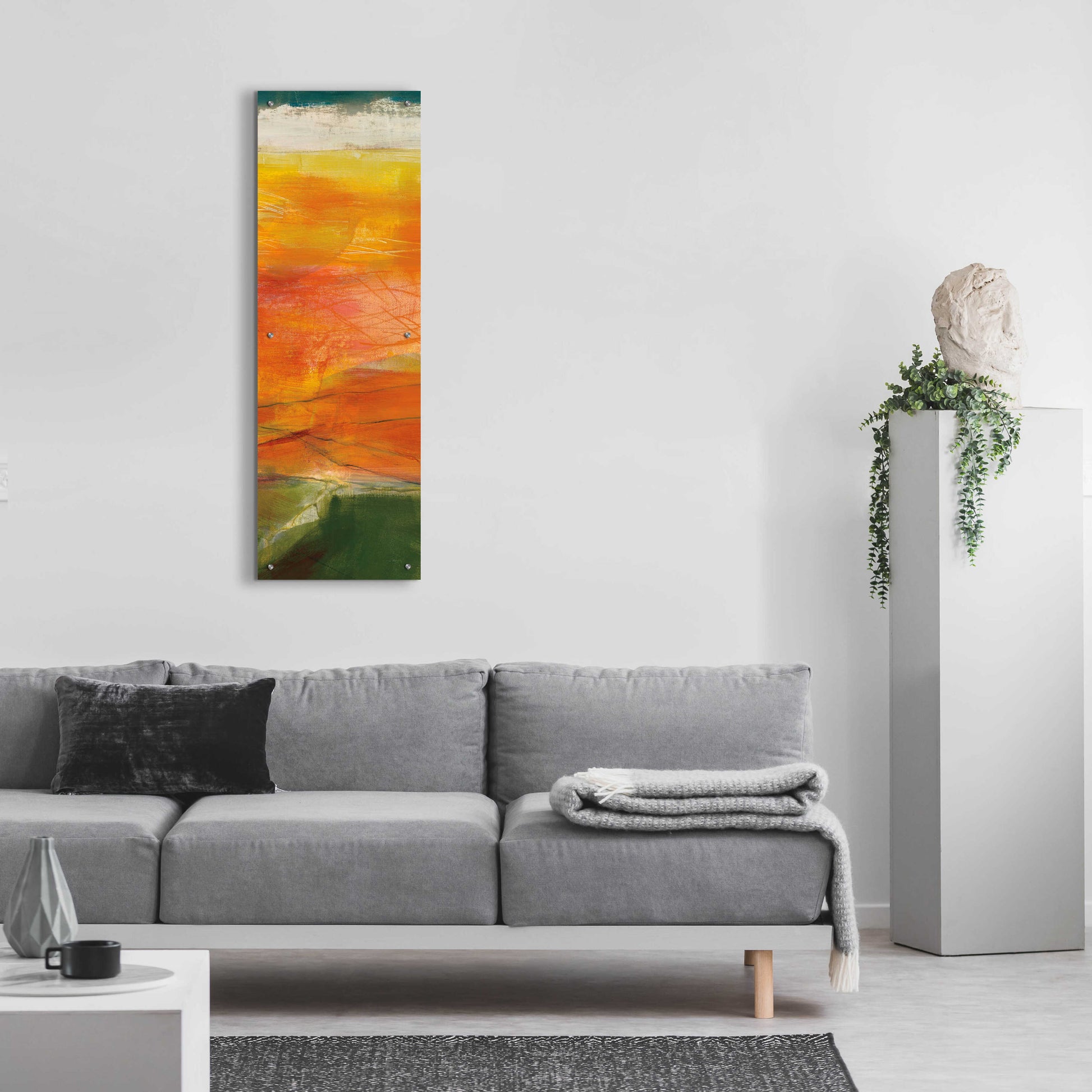 Epic Art 'Bog Journey III V2' by Jo Maye, Acrylic Glass Wall Art,16x48