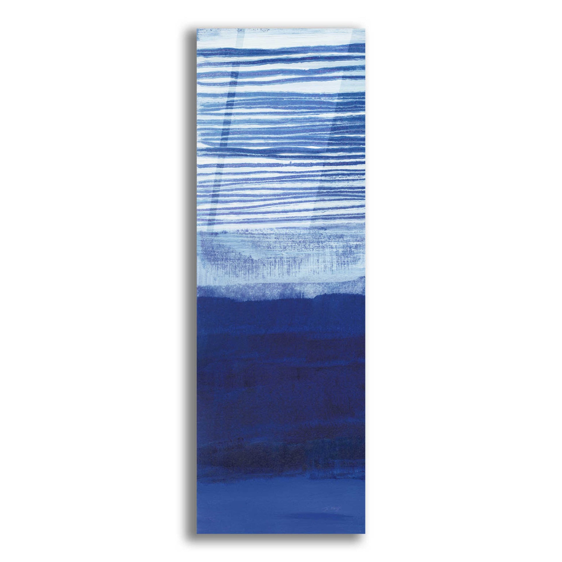 Epic Art 'Blue Haze II' by Jo Maye, Acrylic Glass Wall Art