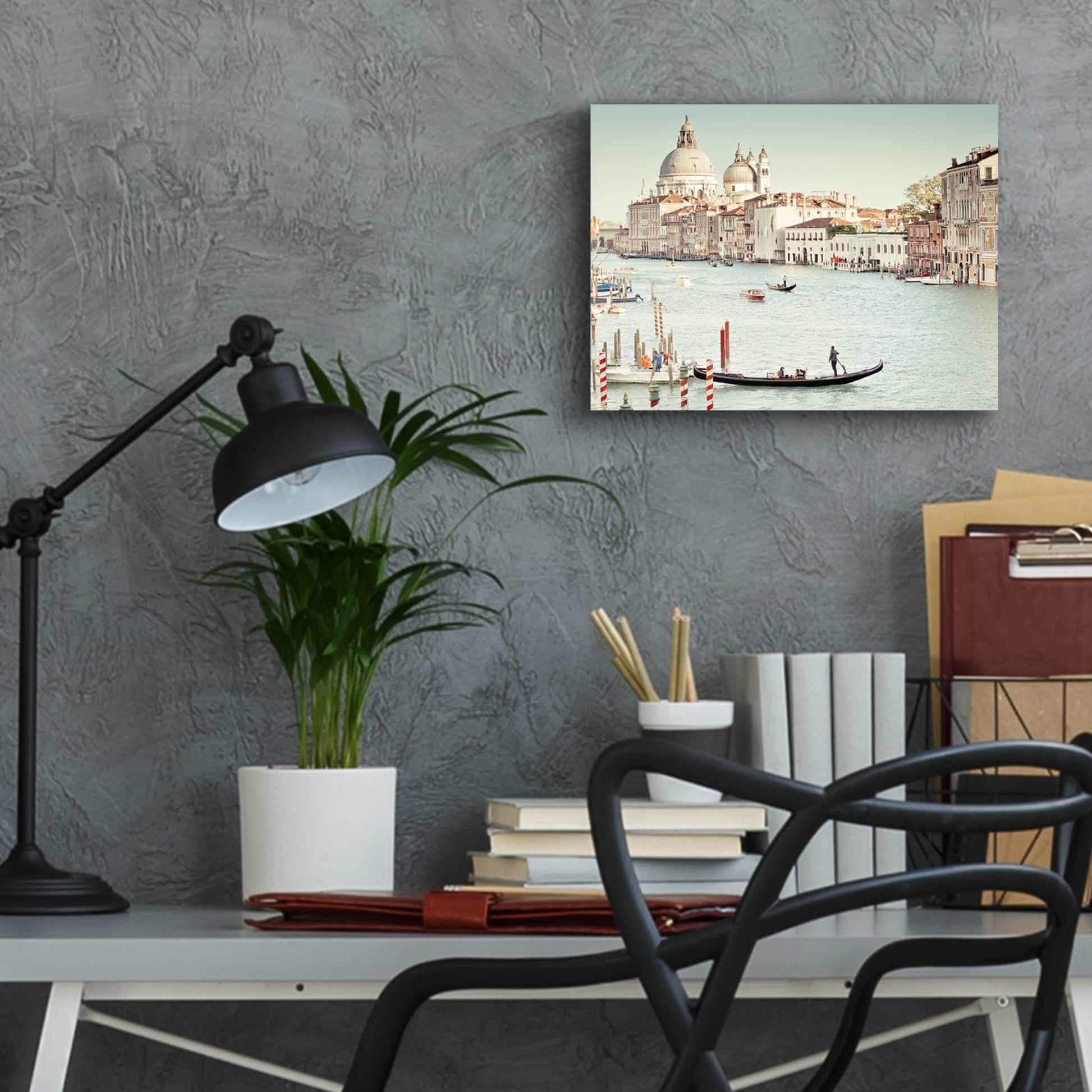 Epic Art 'Grand Canal' by Keri Bevan, Acrylic Glass Wall Art,16x12