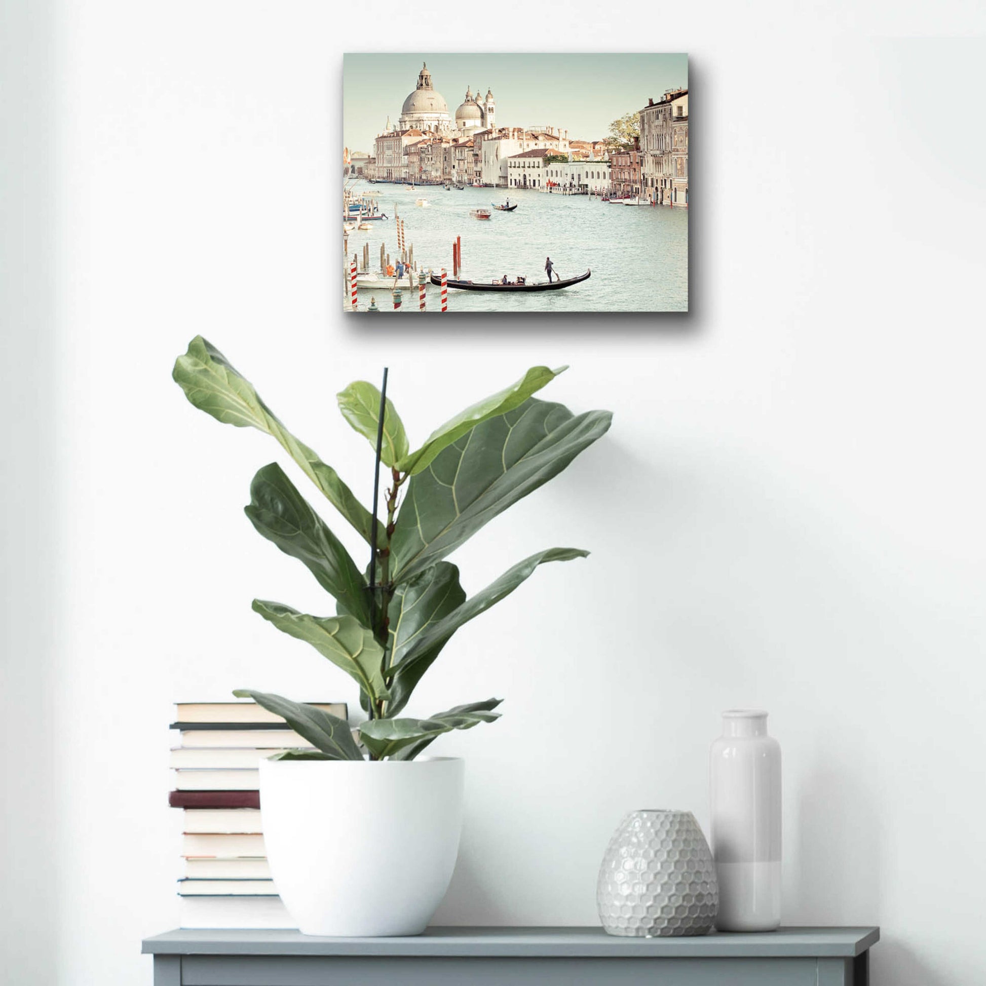 Epic Art 'Grand Canal' by Keri Bevan, Acrylic Glass Wall Art,16x12