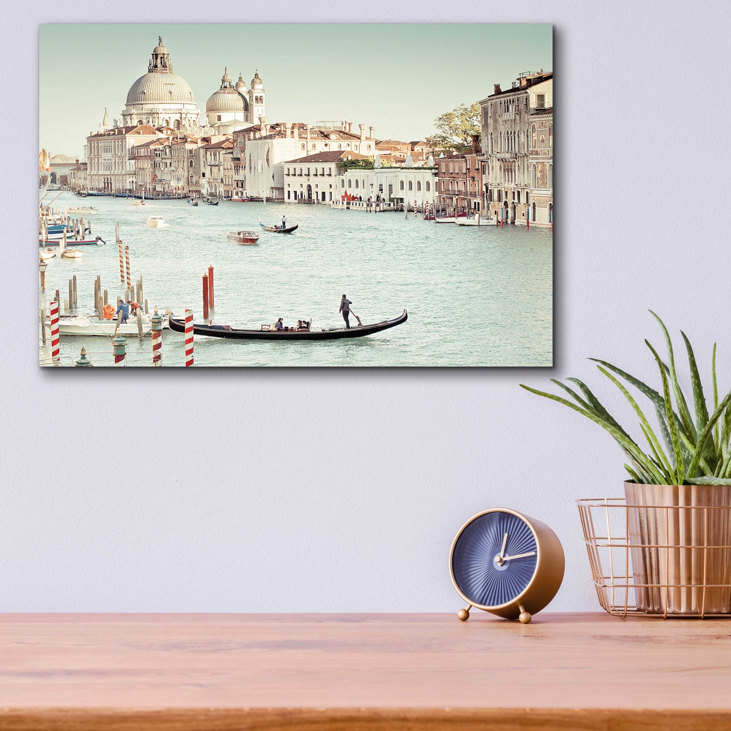 Epic Art 'Grand Canal' by Keri Bevan, Acrylic Glass Wall Art,16x12