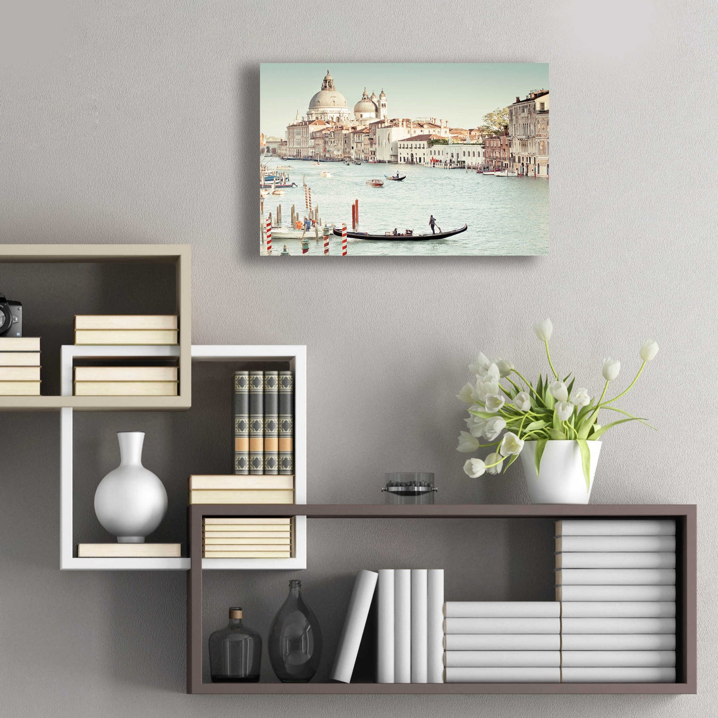 Epic Art 'Grand Canal' by Keri Bevan, Acrylic Glass Wall Art,24x16