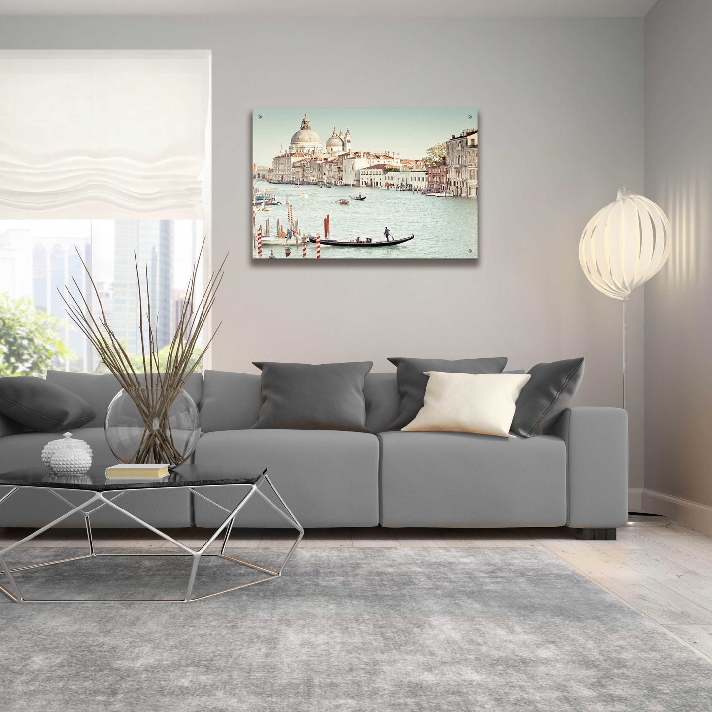 Epic Art 'Grand Canal' by Keri Bevan, Acrylic Glass Wall Art,36x24