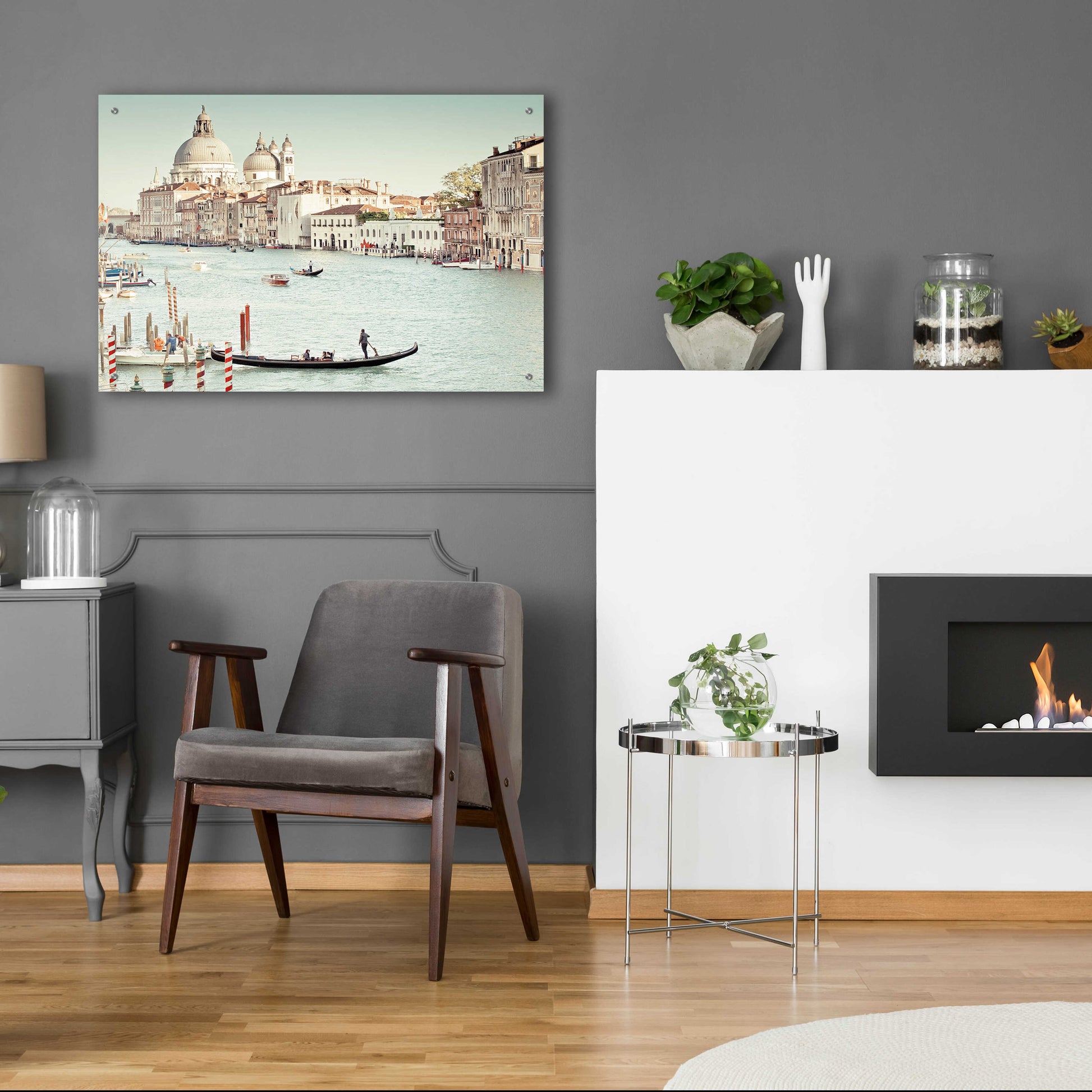 Epic Art 'Grand Canal' by Keri Bevan, Acrylic Glass Wall Art,36x24