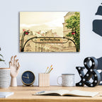 Epic Art 'A Lily In Paris' by Keri Bevan, Acrylic Glass Wall Art,16x12
