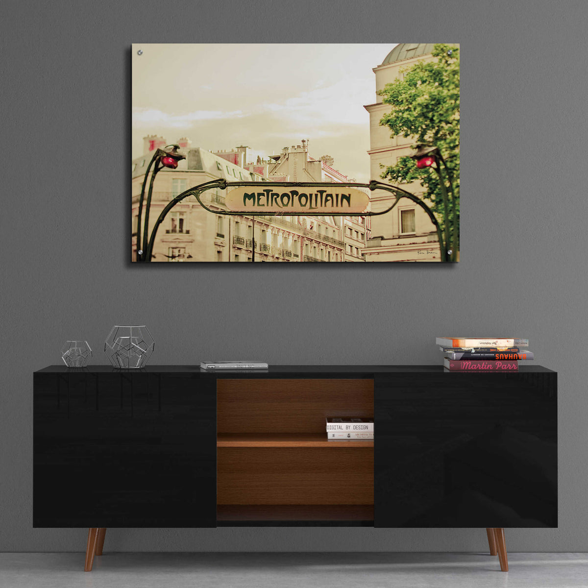 Epic Art 'A Lily In Paris' by Keri Bevan, Acrylic Glass Wall Art,36x24