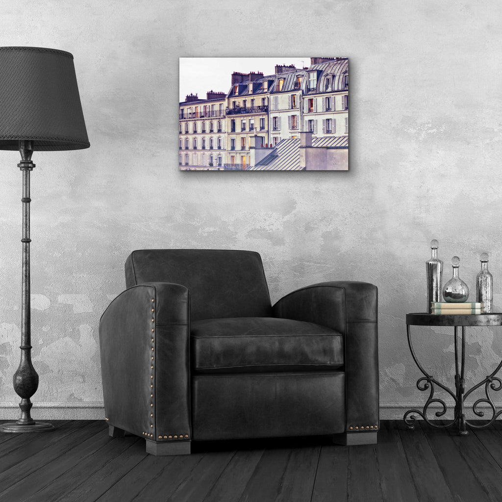 Epic Art 'Bon Nuit Paris' by Keri Bevan, Acrylic Glass Wall Art,24x16
