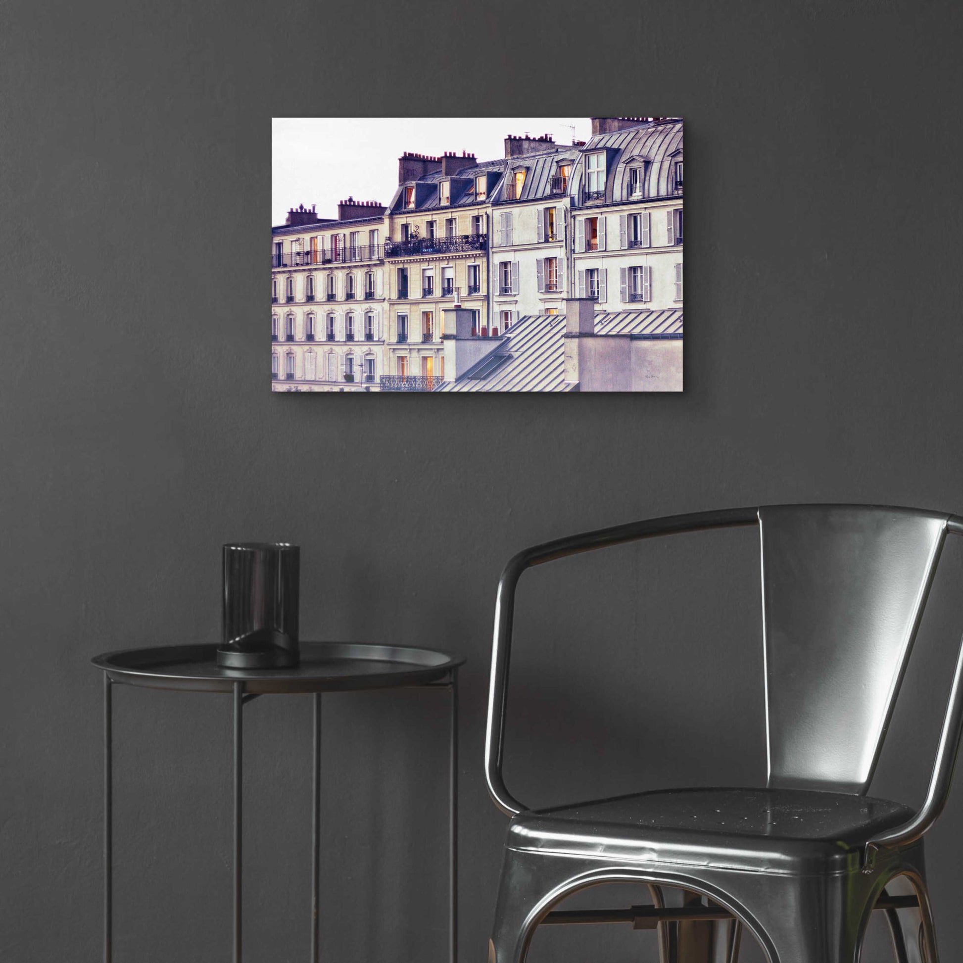 Epic Art 'Bon Nuit Paris' by Keri Bevan, Acrylic Glass Wall Art,24x16