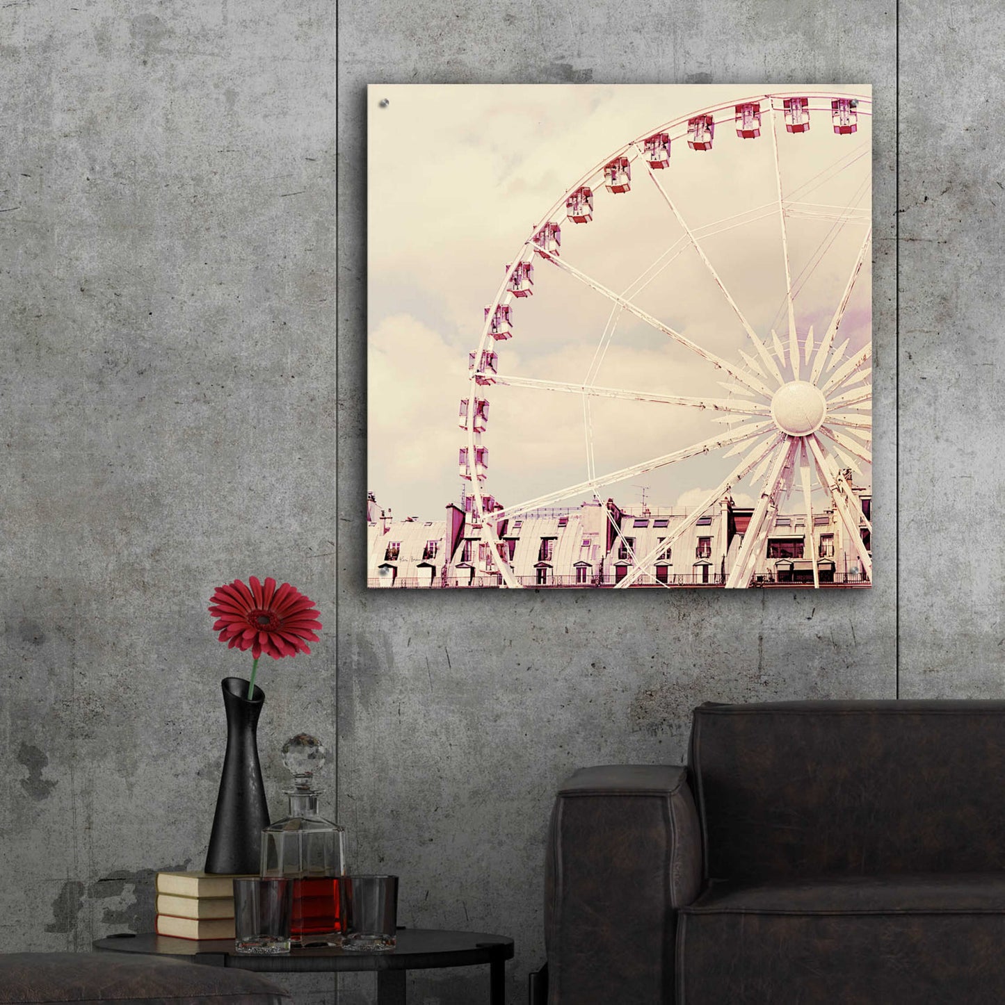 Epic Art 'Paris Parfait' by Keri Bevan, Acrylic Glass Wall Art,36x36