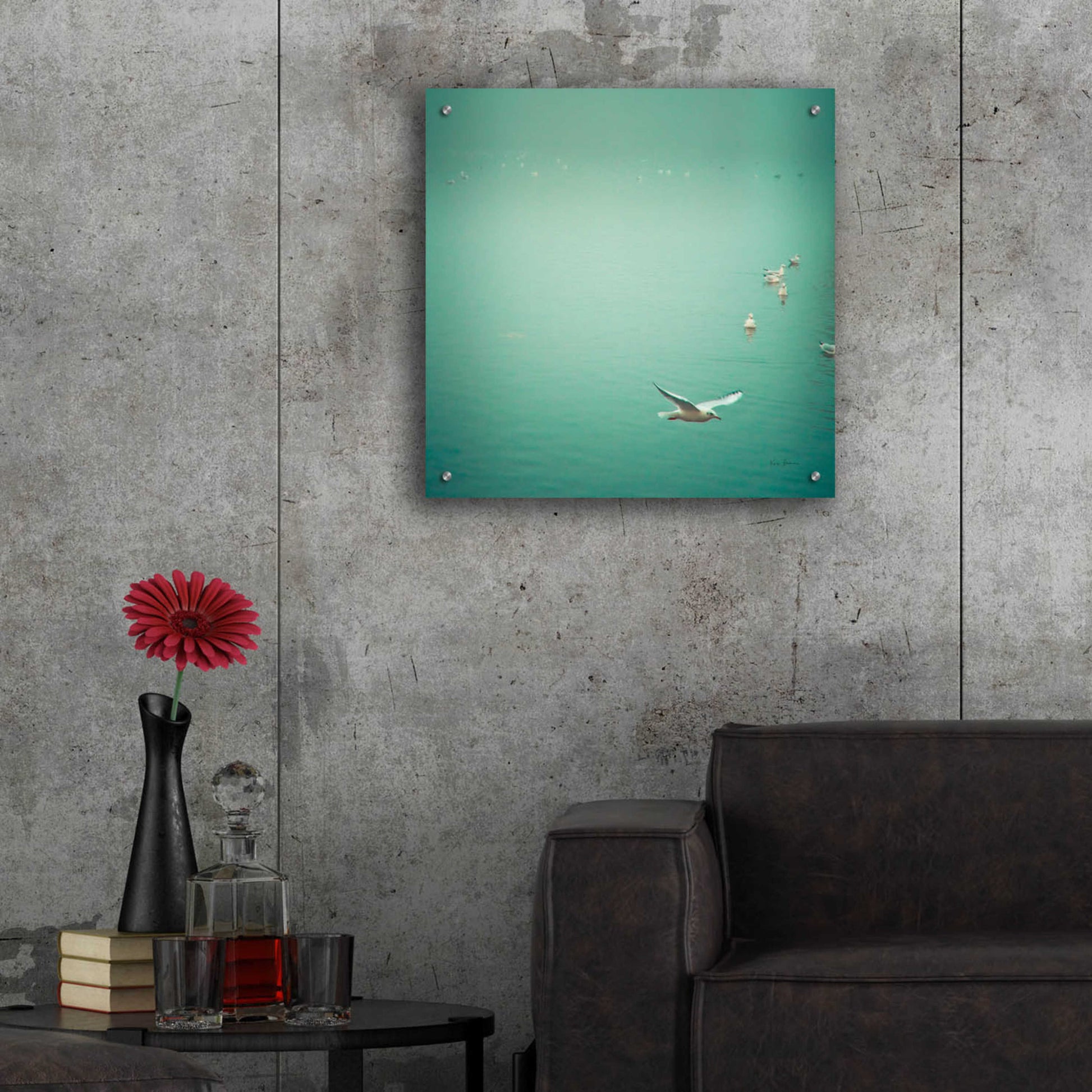 Epic Art 'Soul Birds' by Keri Bevan, Acrylic Glass Wall Art,24x24