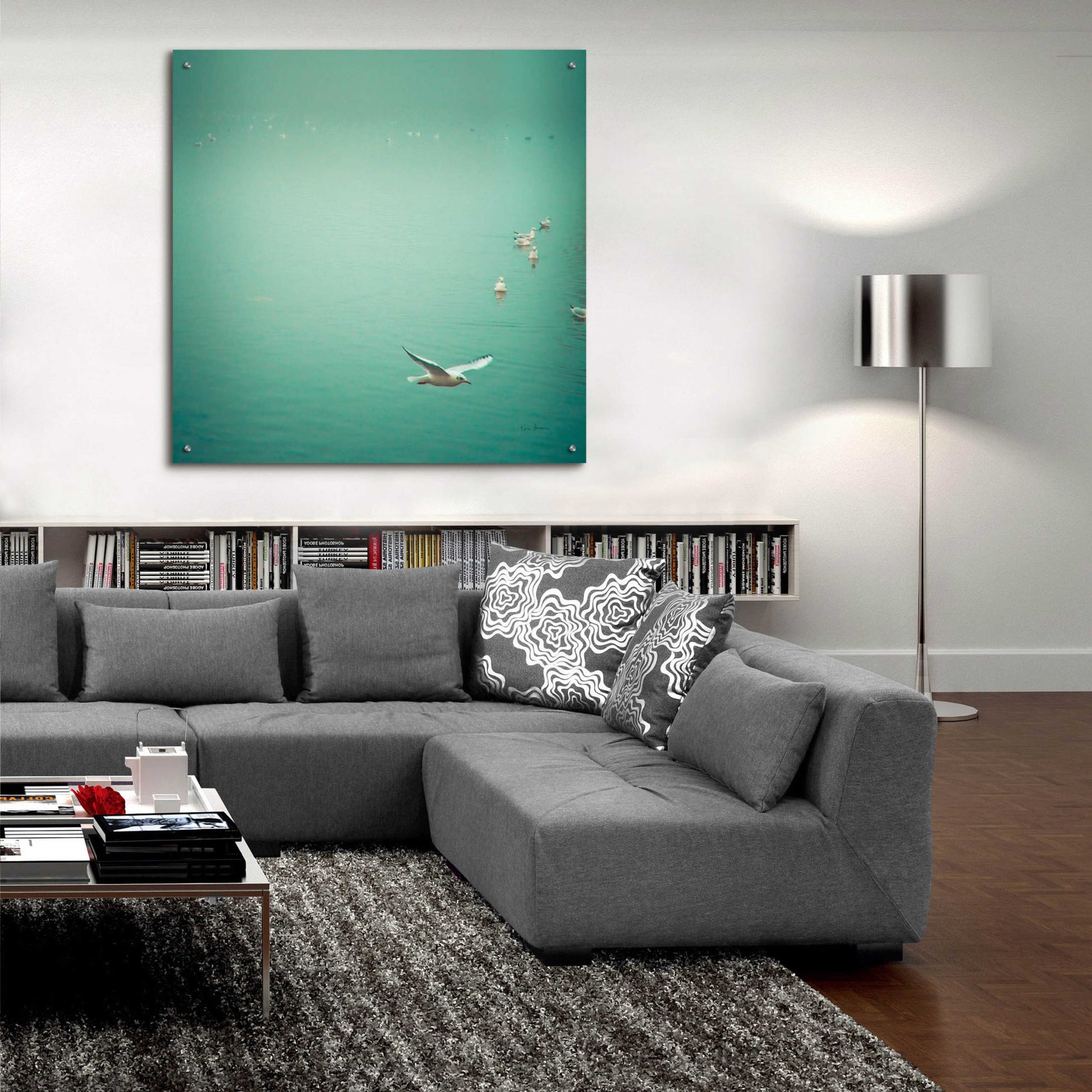 Epic Art 'Soul Birds' by Keri Bevan, Acrylic Glass Wall Art,36x36