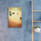 Epic Art 'Wanderers' by Keri Bevan, Acrylic Glass Wall Art,16x24