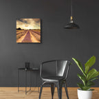 Epic Art 'Lavender Fields Forever' by Keri Bevan, Acrylic Glass Wall Art,24x24