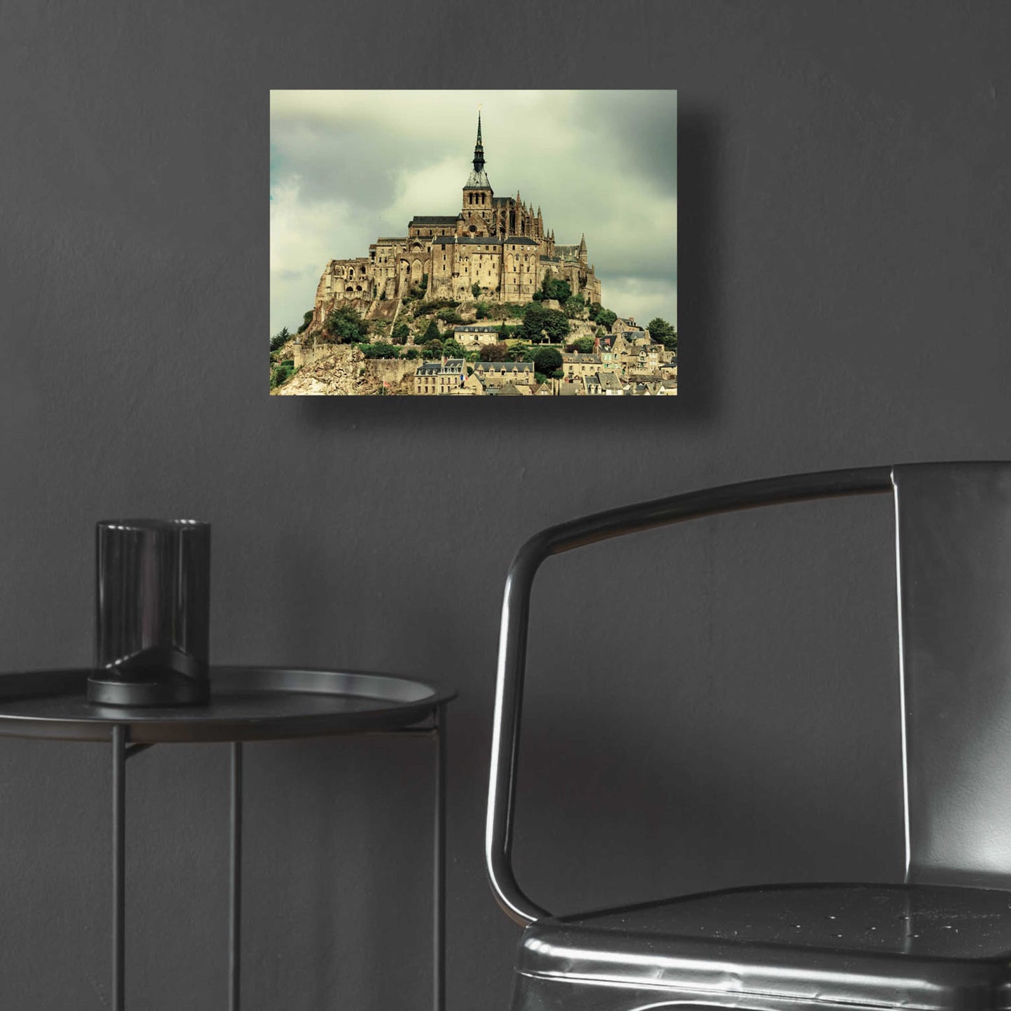 Epic Art 'Mont St. Michel' by Keri Bevan, Acrylic Glass Wall Art,16x12