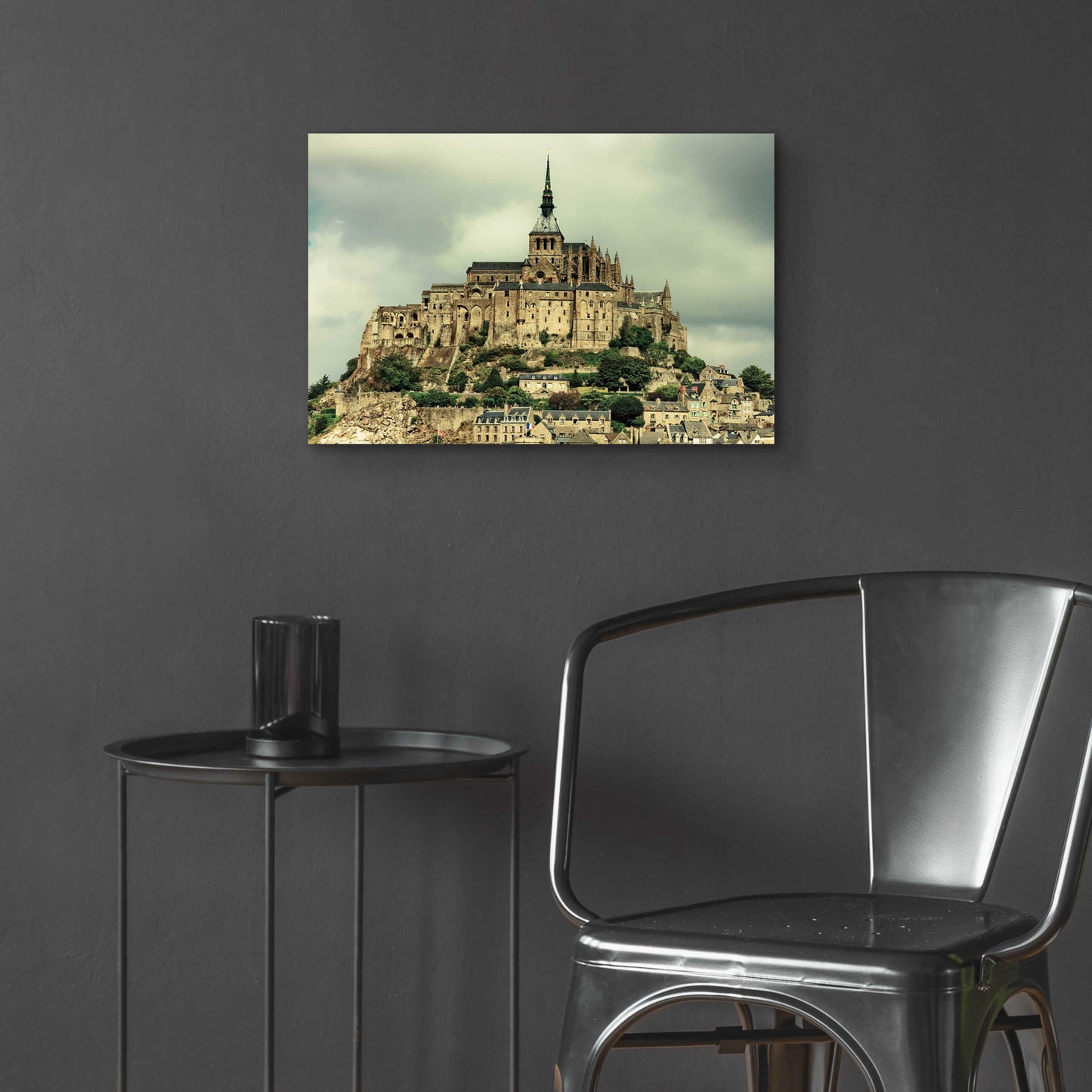 Epic Art 'Mont St. Michel' by Keri Bevan, Acrylic Glass Wall Art,24x16