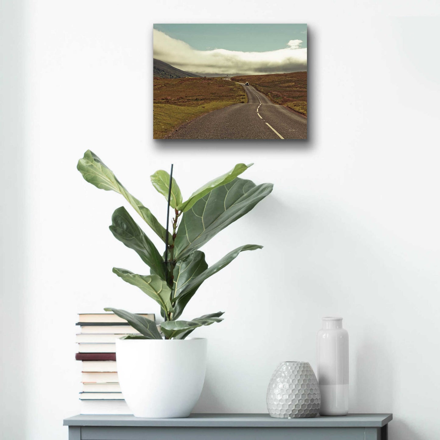 Epic Art 'The Open Road' by Keri Bevan, Acrylic Glass Wall Art,16x12