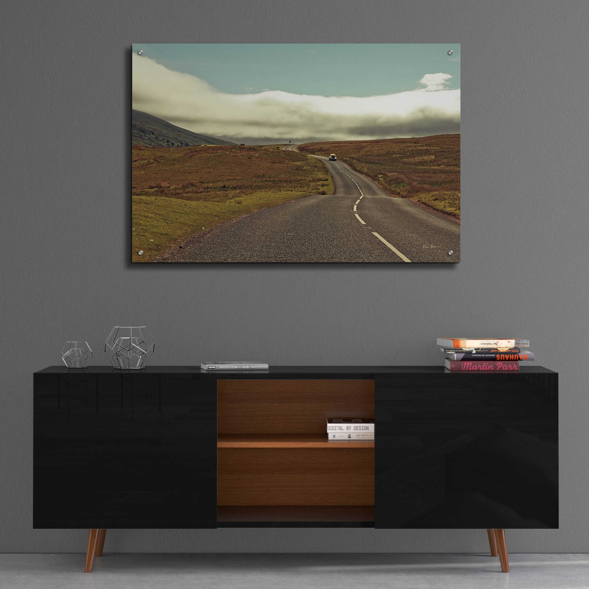 Epic Art 'The Open Road' by Keri Bevan, Acrylic Glass Wall Art,36x24